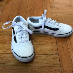White and black VANS
